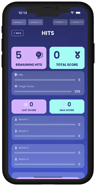 Hits App Screen